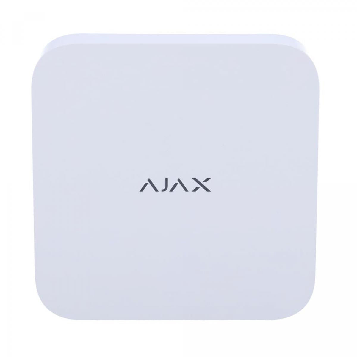 Ajax NVR 8-channel recorder with resolution up to 4K (25/30 FPS) and space for 1 HDD up to 16 TB - White