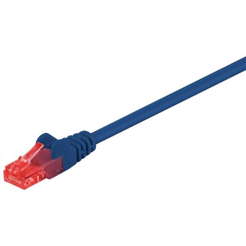 Blue Cat6 UTP Connection Cable in different sizes available.