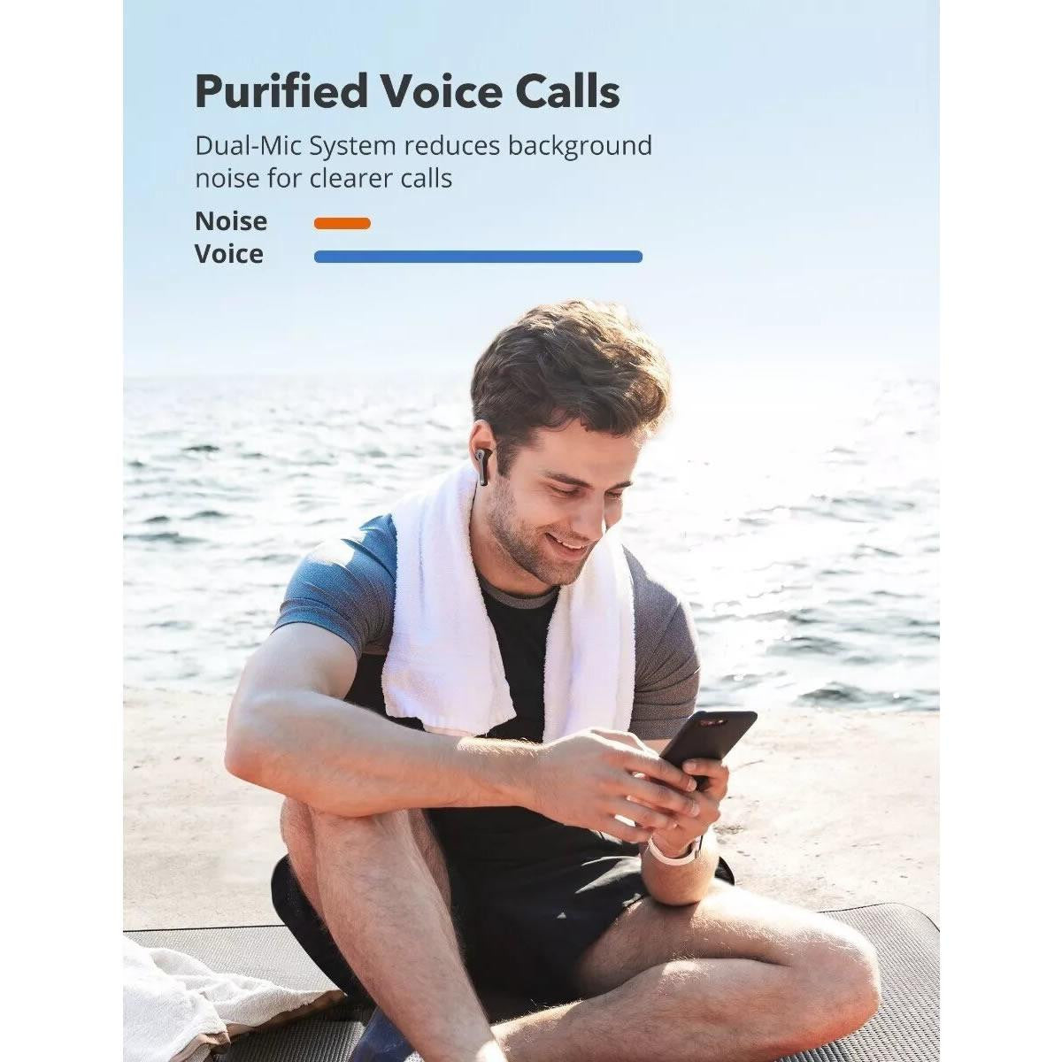 Taotronics Soundliberty 53 Pro Bt 5.0 Headphones Dual Microphone