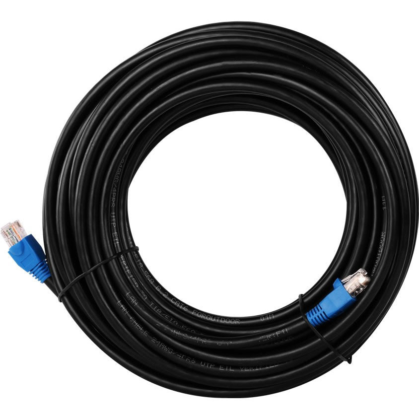 Cat6 U/UTP Outdoor Network Cable | Various Sizes - Black