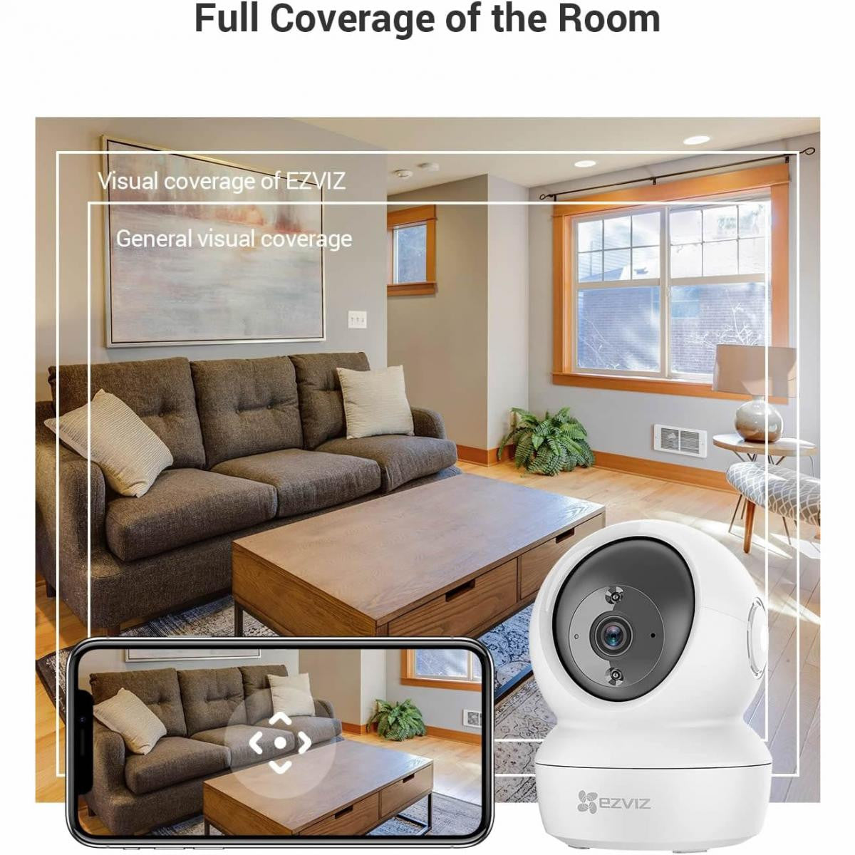 EZVIZ C6N 4MP IP Security Camera Indoor Spherical 2560 x 1440 Pixels Desktop