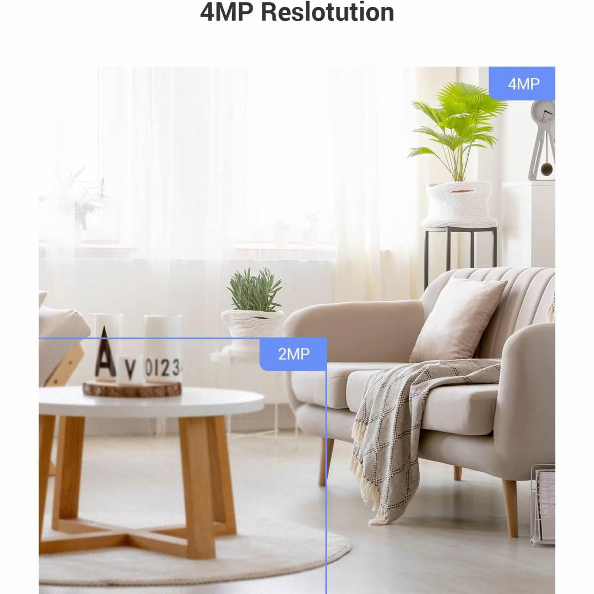 EZVIZ C6N 4MP IP Security Camera Indoor Spherical 2560 x 1440 Pixels Desktop