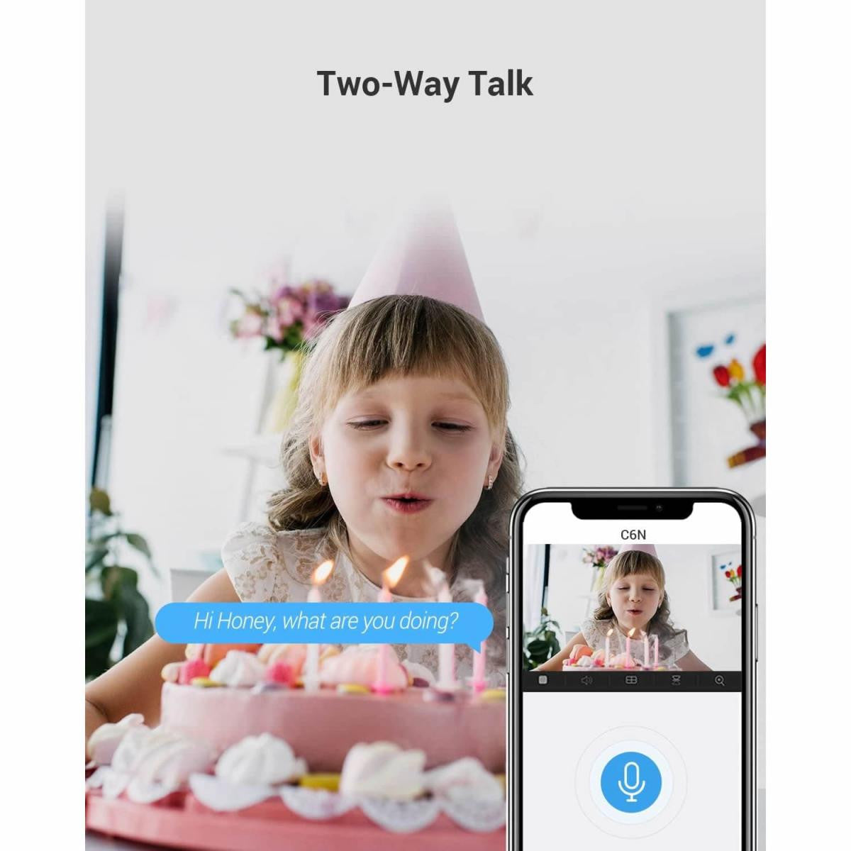 EZVIZ C6N 4MP IP Security Camera Indoor Spherical 2560 x 1440 Pixels Desktop