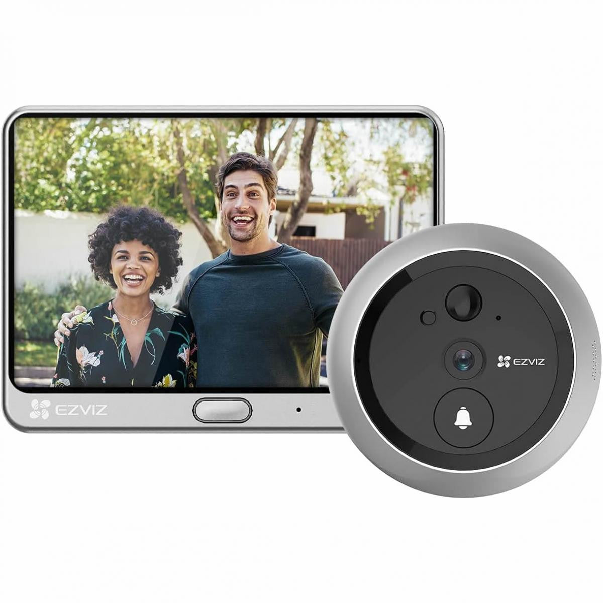EZVIZ Digital Door Peephole with 4.3-inch LCD Screen | Motion Detection | Two-Way Audio
