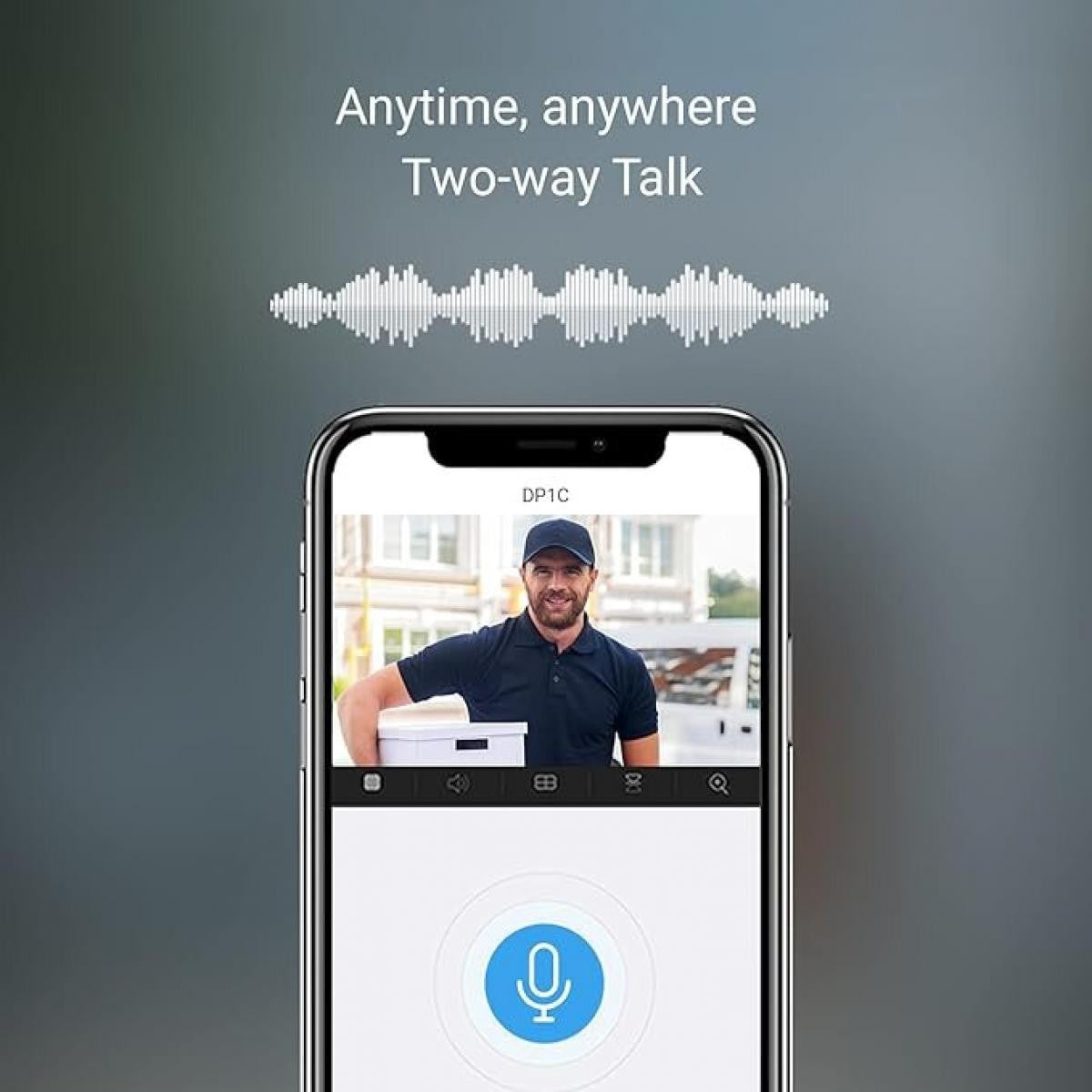 EZVIZ Digital Door Peephole with 4.3-inch LCD Screen | Motion Detection | Two-Way Audio
