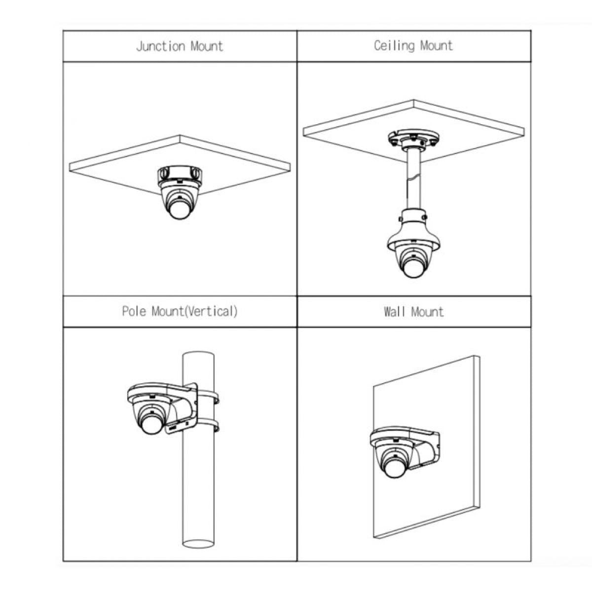 2MP Dual Light Smart HDCVI Dome Camera - BUILT-IN MICRO - 2.8MM