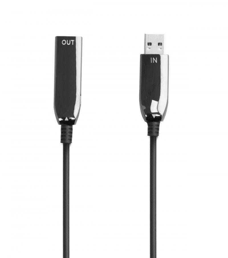 Cabo de fibra ótica USB-A 3.0 macho-fêmea de vários comprimentos