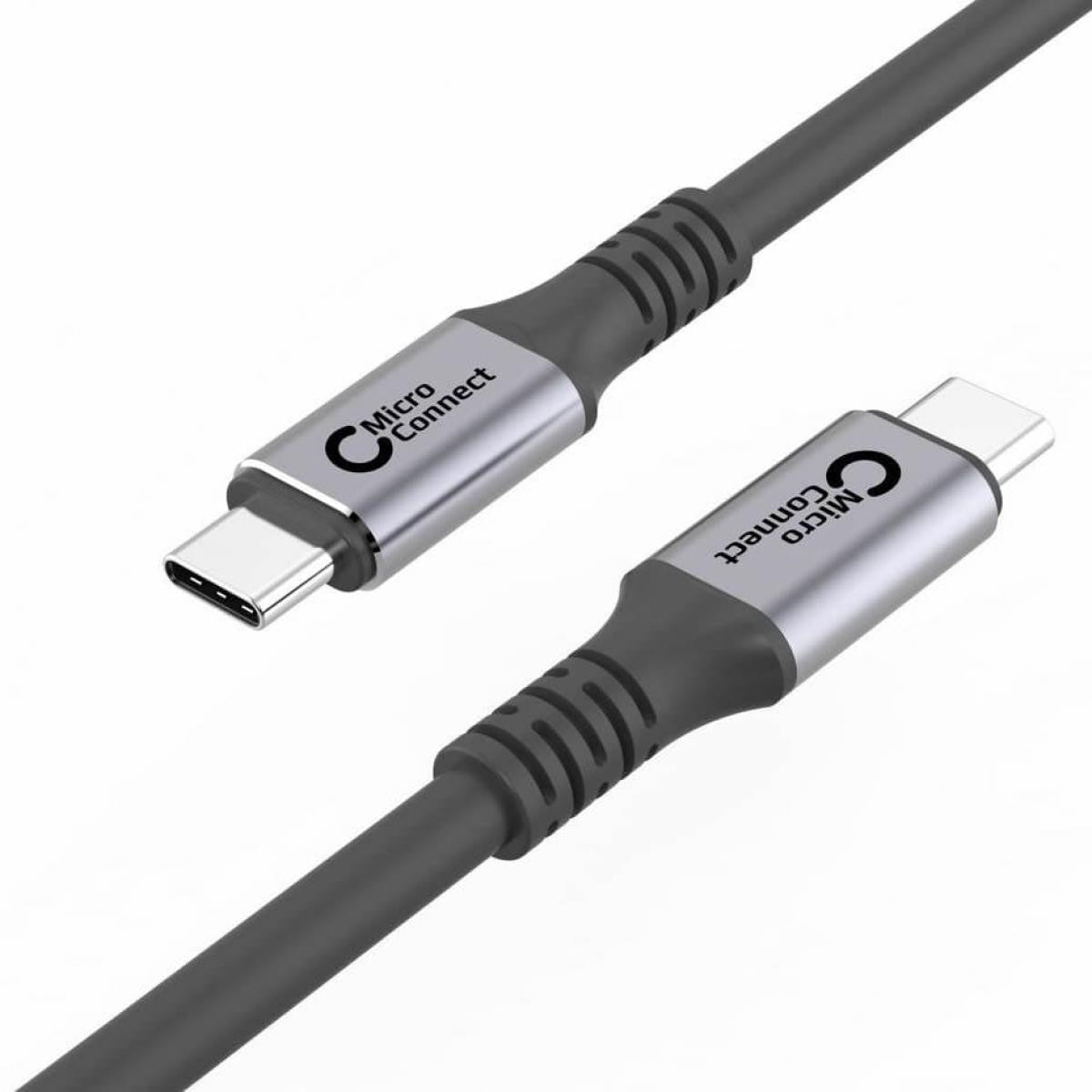 USB 4 Gen 3x2 Cable | USB-C male-mach | 100W | 40Gbps - Different measurements