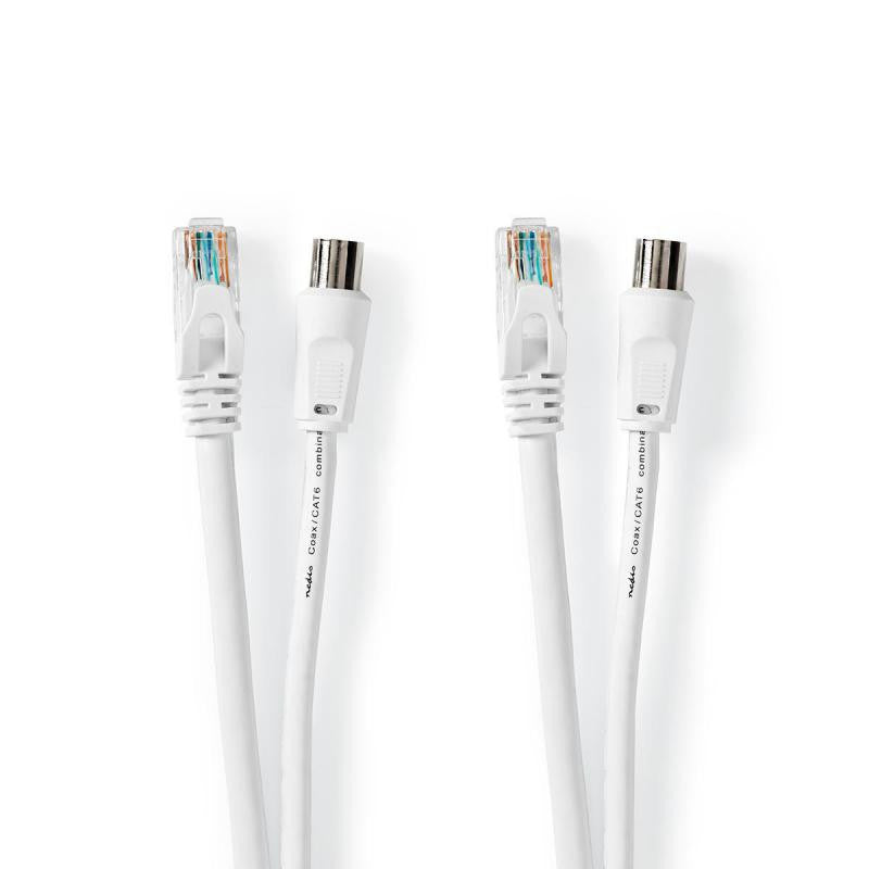 Enrolador combinado para cabo coaxial/Cat6 - Vários tamanhos