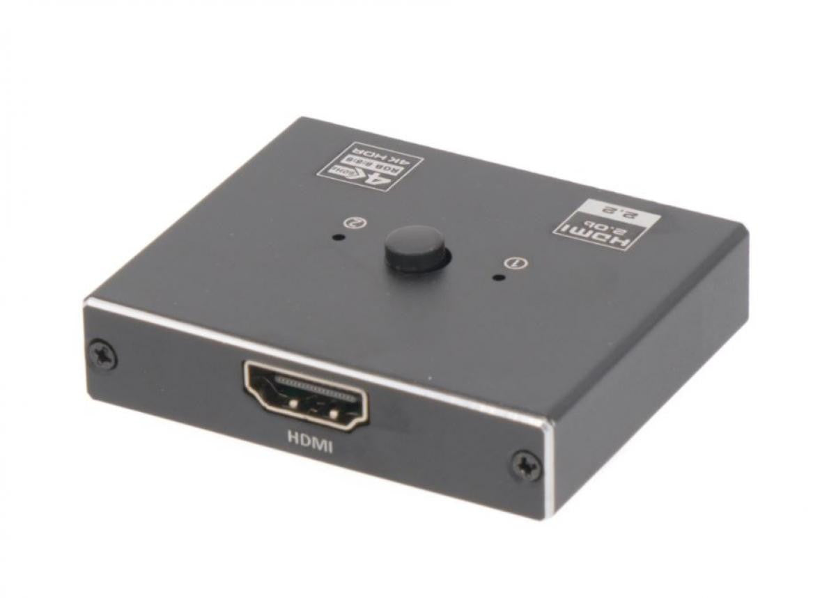 Switch/Splitter (Bidirectional) 1x2 / 2x1 4K@60Hz HDCP2.2
