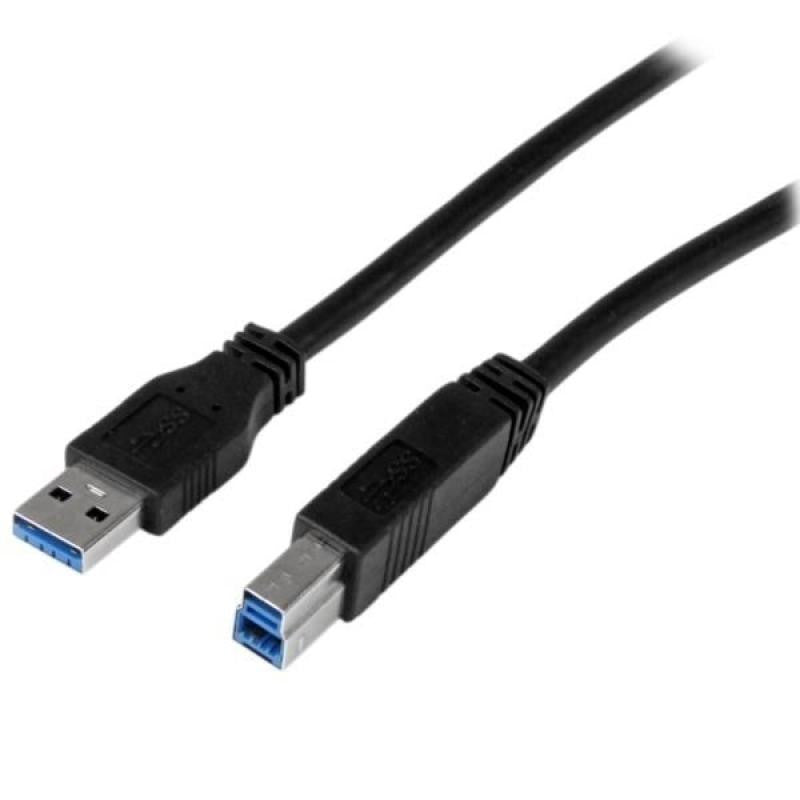 Cabo USB 3.0 (A Macho / B Macho) Preto - Vários Comprimentos