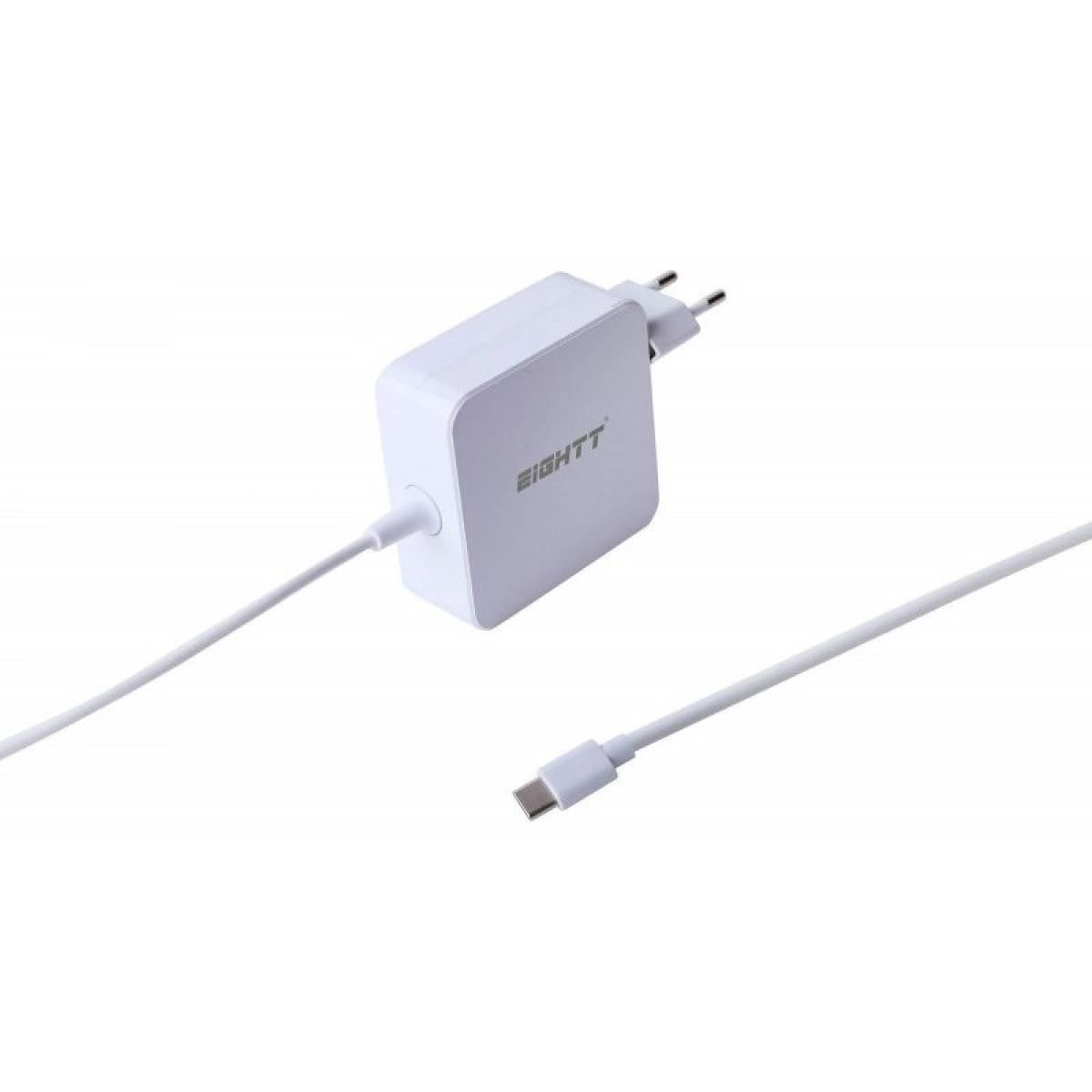 EIGHTT Universal USB-C Charger 90W | LAPTOPS | Tablets | Smartphones - White