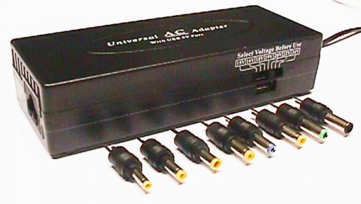 Cargador Universal EUROCONNEX Para Portátil 120W 12V-24V Con 8 Clavijas