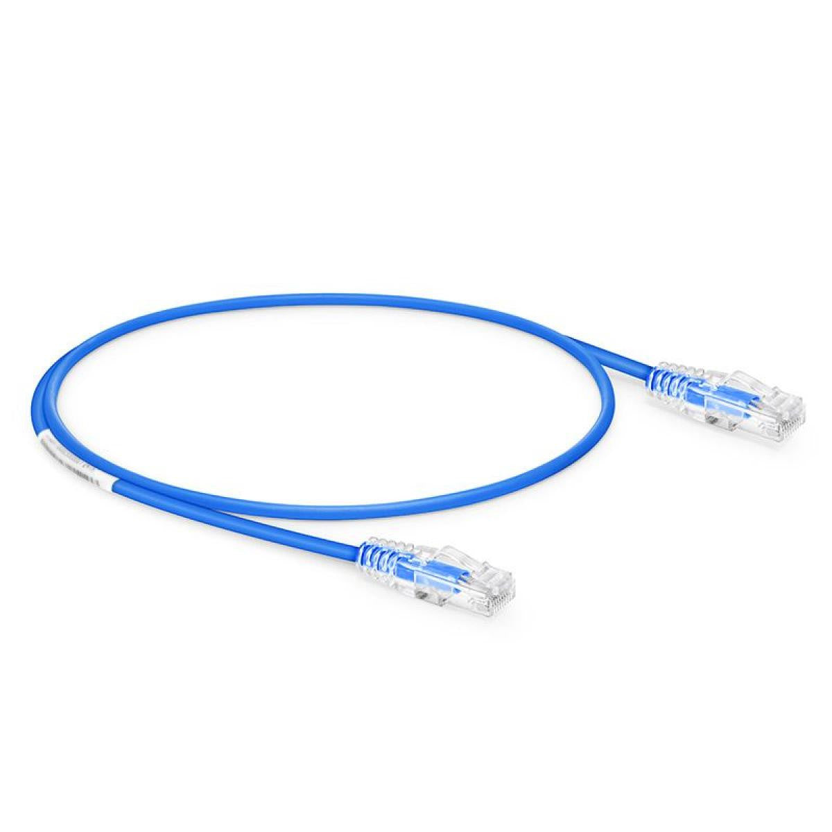 Cable Red Slim Cat.6A UTP LSZH 100% CU | 28AWG | Azules - De distintas medidas