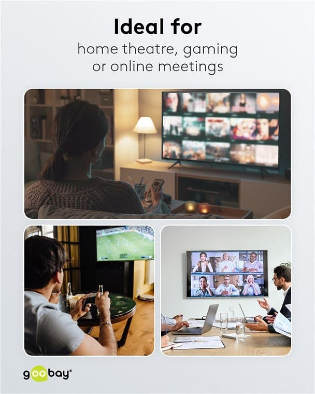 Comutador HDMI™ 4 para 1 com saída de áudio (4K a 60 Hz) - Preto