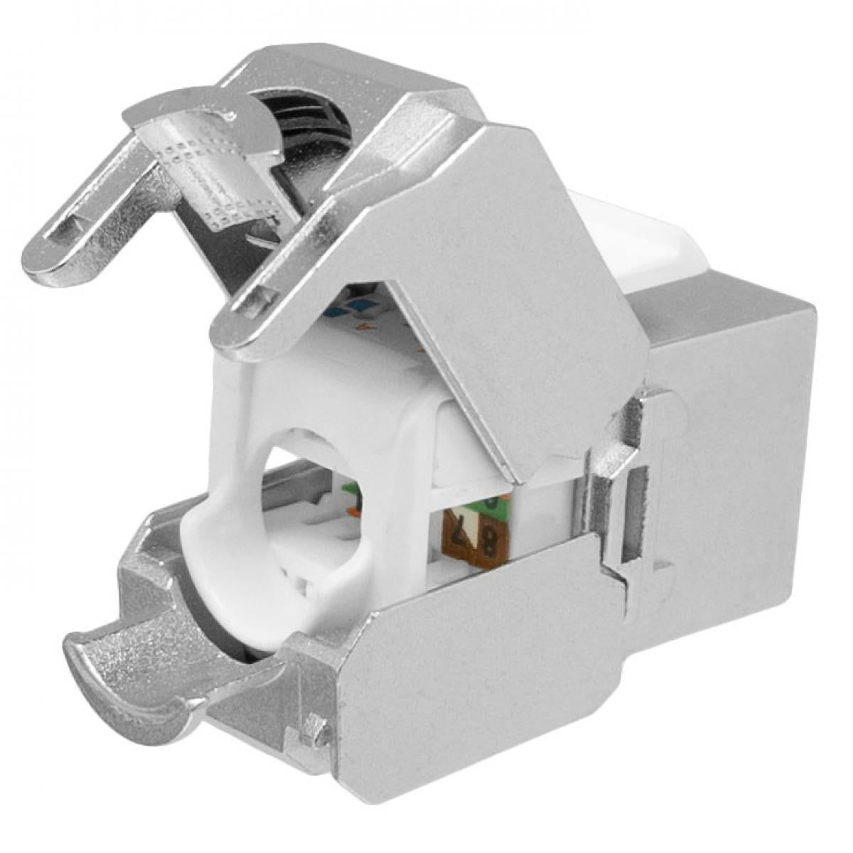 Keystone STP Cat.6A 180º - Metallic