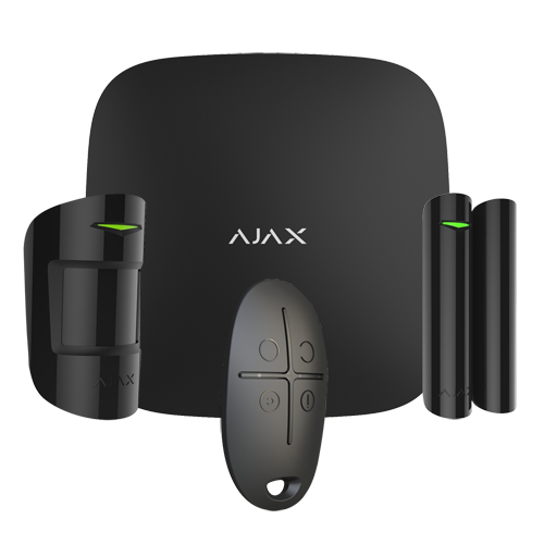 Professional Alarm Kit, Grade 2 Certified, Ethernet and Gprs Communication, 868 MHz Jeweller Wireless, Up to 100 Inputs