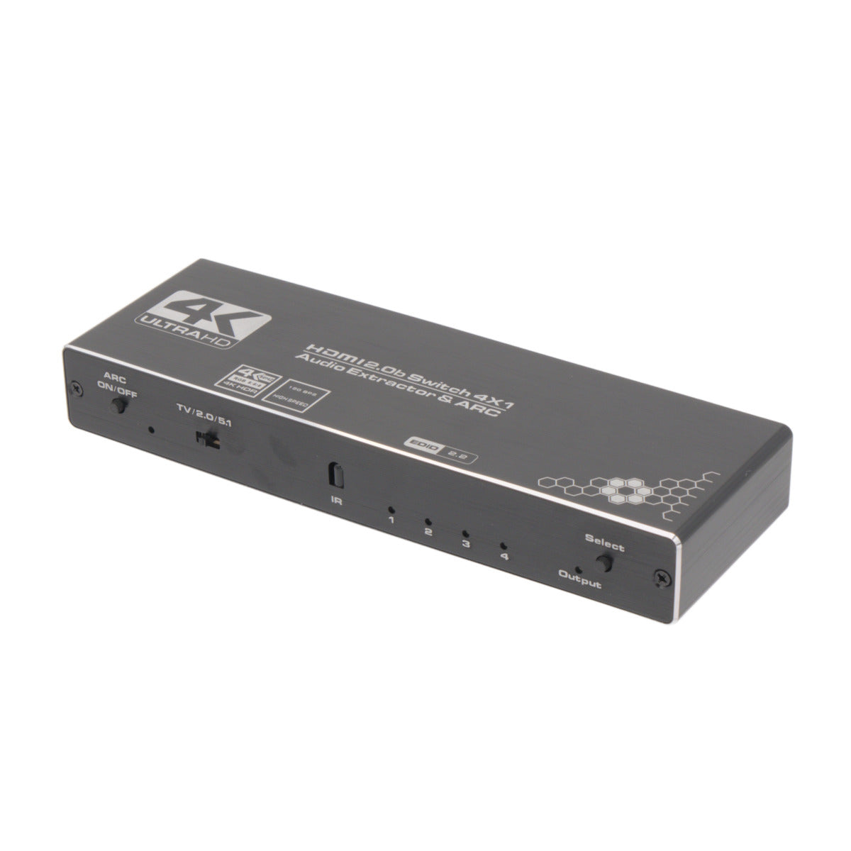 Switch 4x1 4K@60Hz + AUDIO COAXIAL / SPDIF / JACK 3.5mm