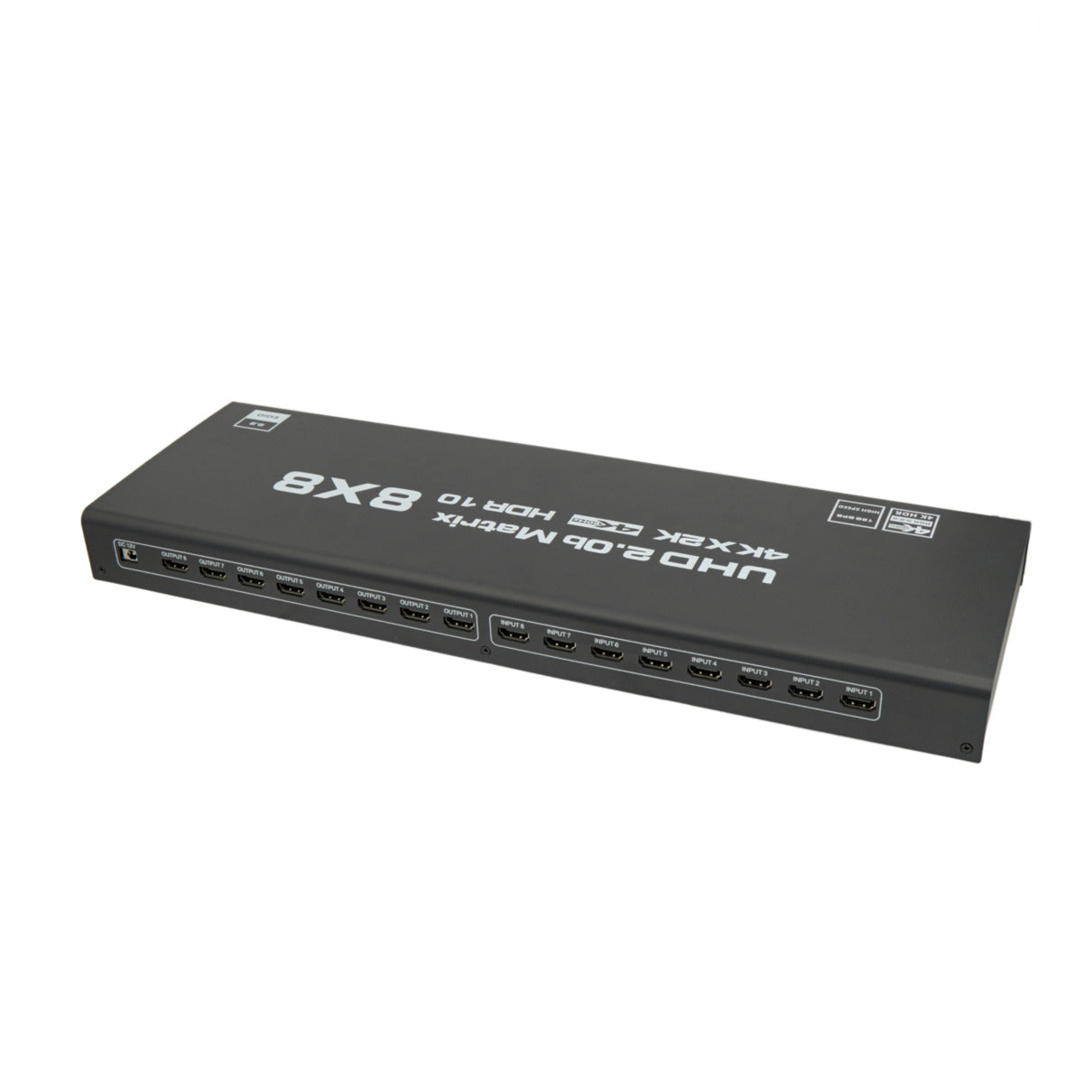 Matriz HDMI 8x8 4K@60Hz HDCP2.2 y control RS232