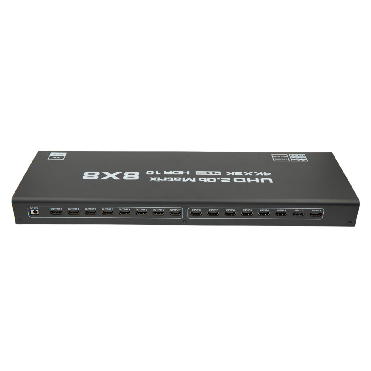 Matriz HDMI 8x8 4K@60Hz HDCP2.2 y control RS232