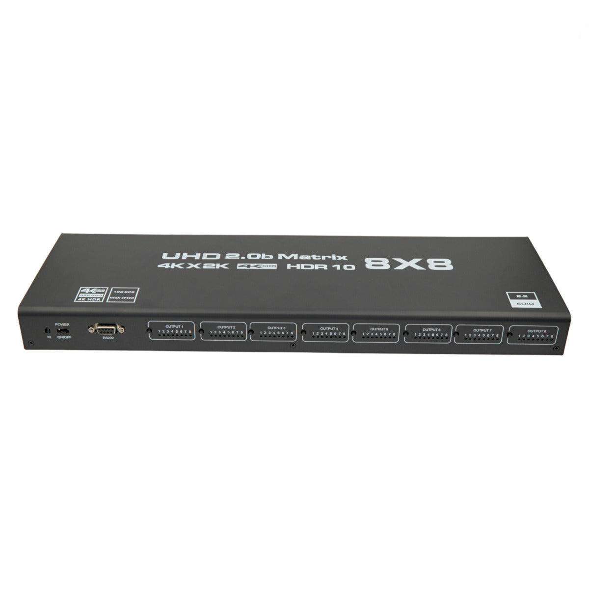 Matriz HDMI 8x8 4K@60Hz HDCP2.2 y control RS232