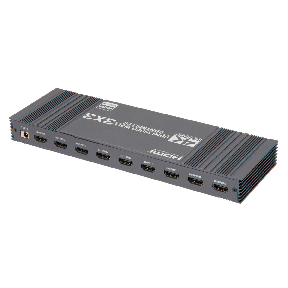 VideoWall 3x3 4K@30Hz | HDMI / USB-C / DVI - RS232 - HDCP1.4