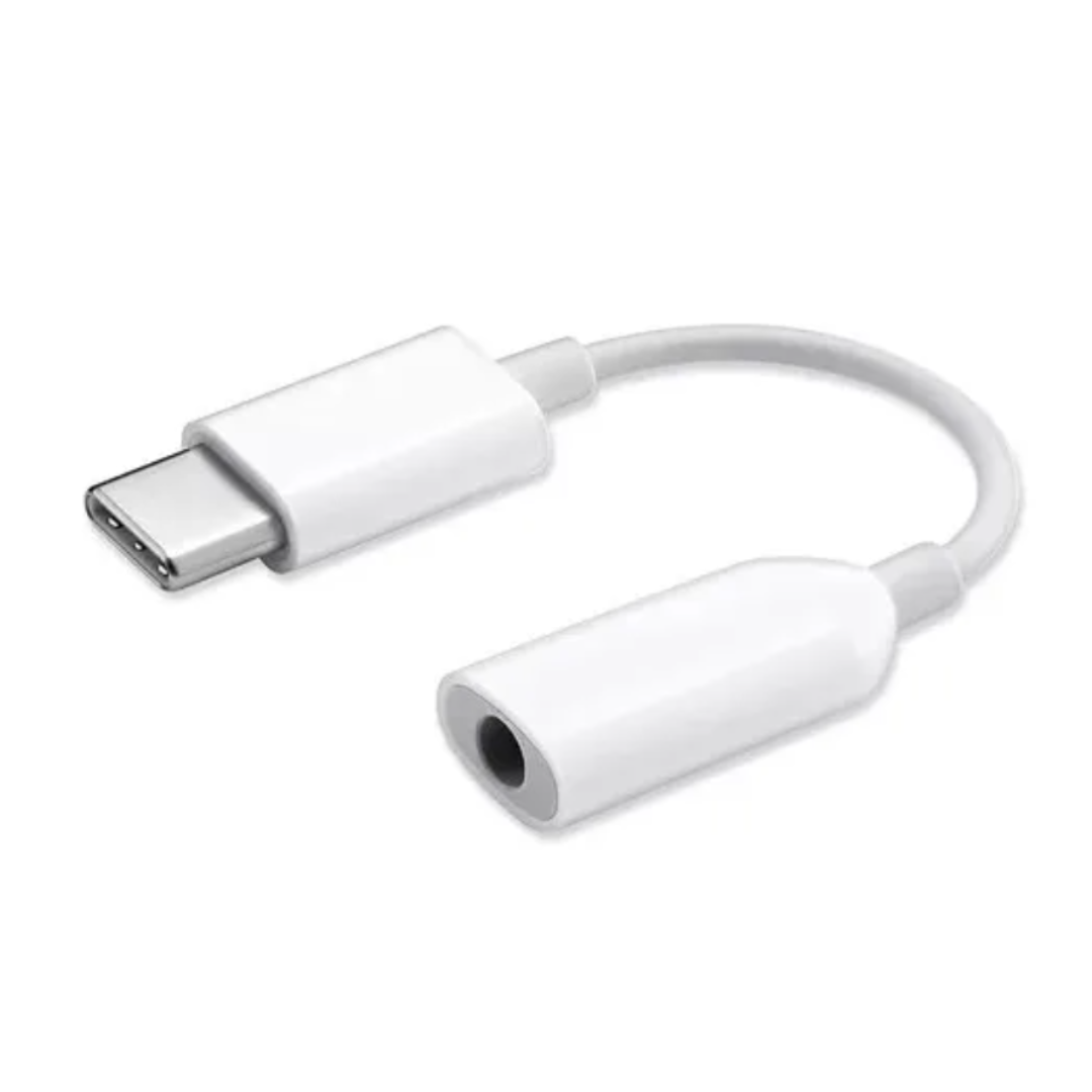Adaptador USB-C macho para minijack fêmea de 3,5 mm