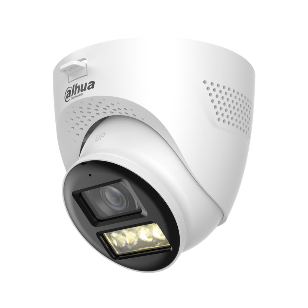 Câmara Dome Dahua Lite Series 2MP 4 em 1 com Iluminação Dupla Inteligente