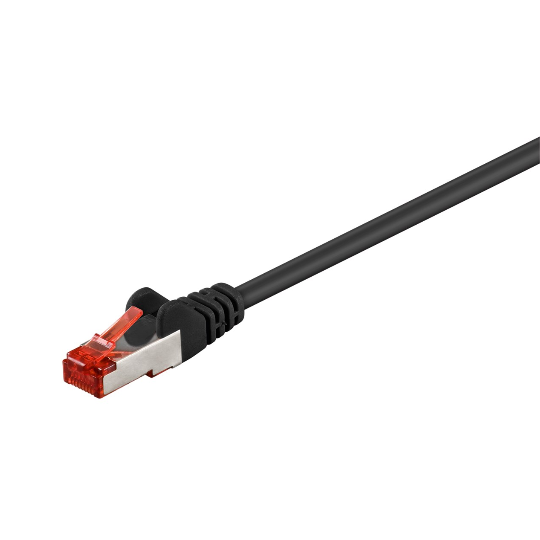 CAT 6 Patch Cable S/FTP (PiMF) - CU - Black - 30m