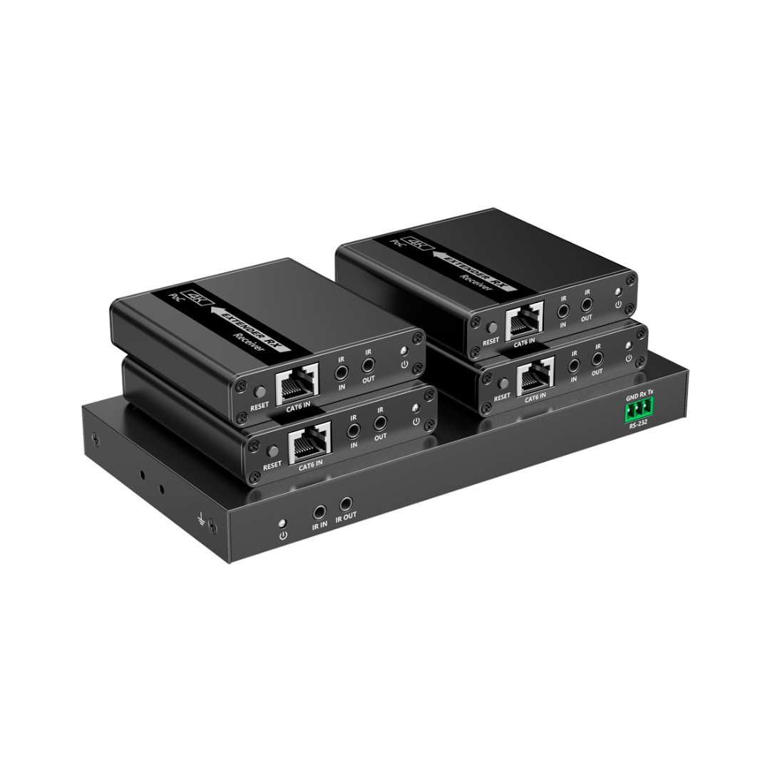 Extensor Splitter de señal HDMI Alcance 40 m Resolución 4K 1x4