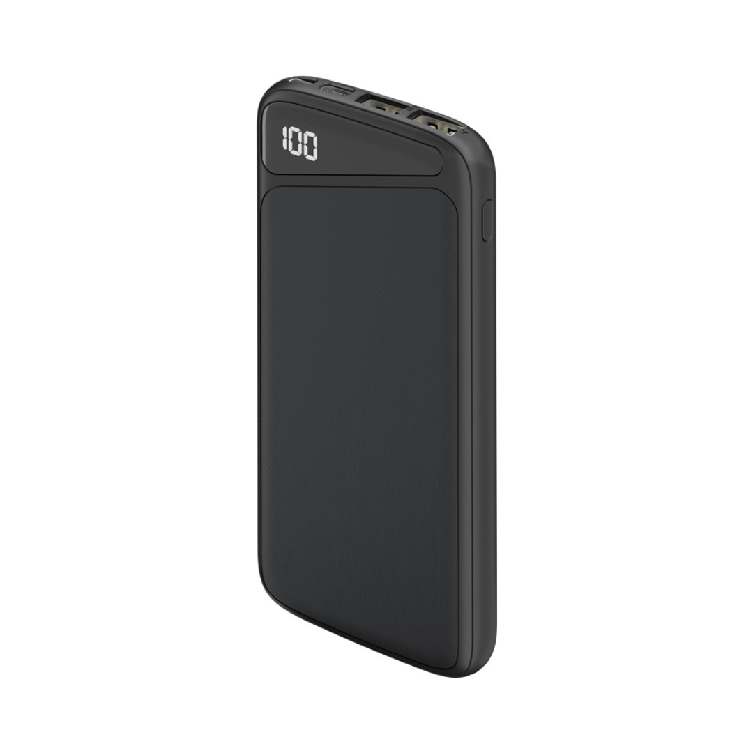 Slimline Power Bank 10,000 mAh - BLACK