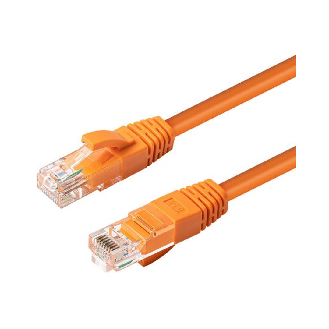 CAT6A UTP Orange LSZH Cable 1 meter