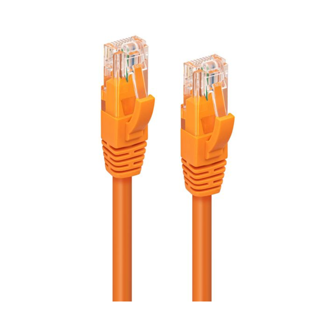 CAT6A UTP Orange LSZH Cable 1 meter