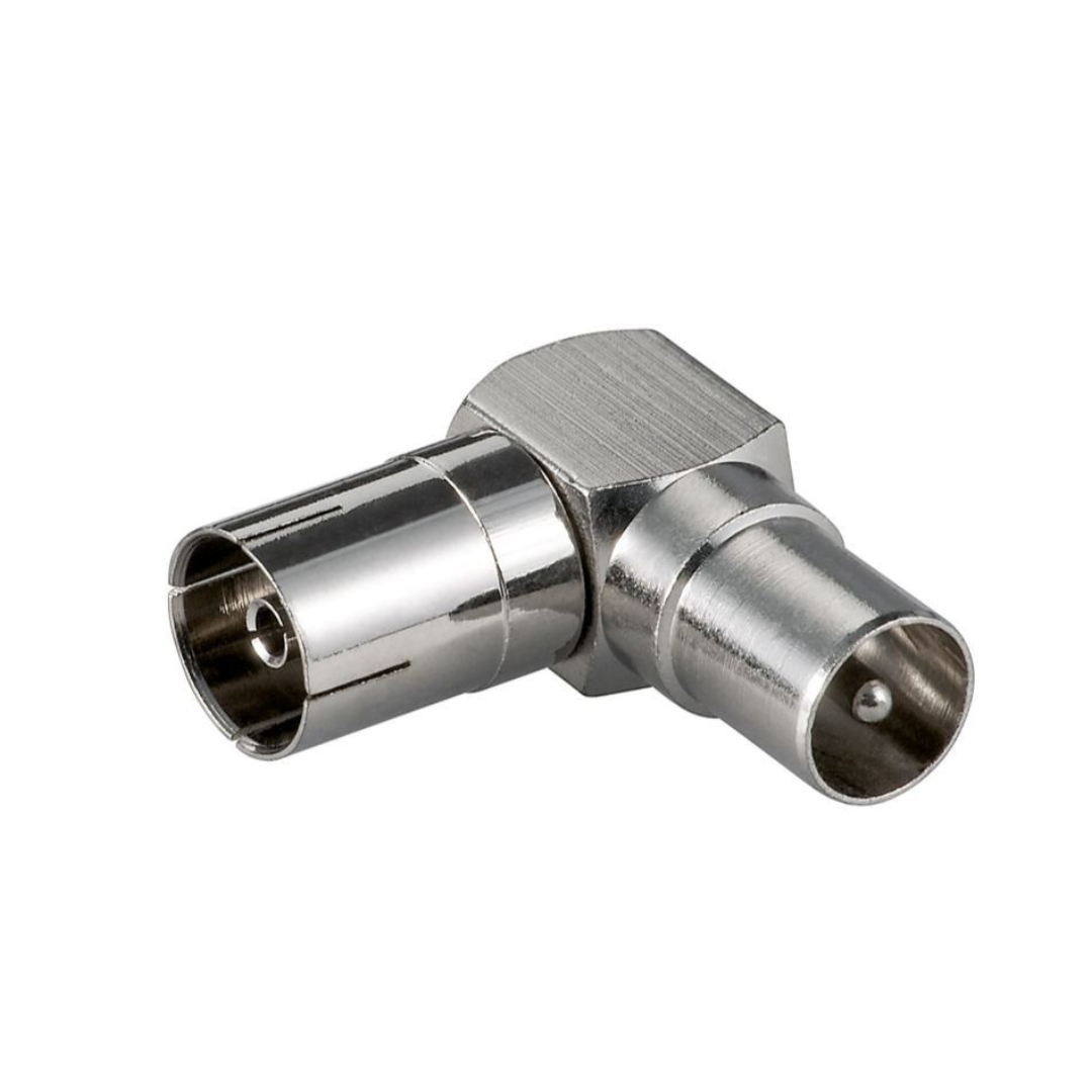 Adaptador de ângulo coaxial