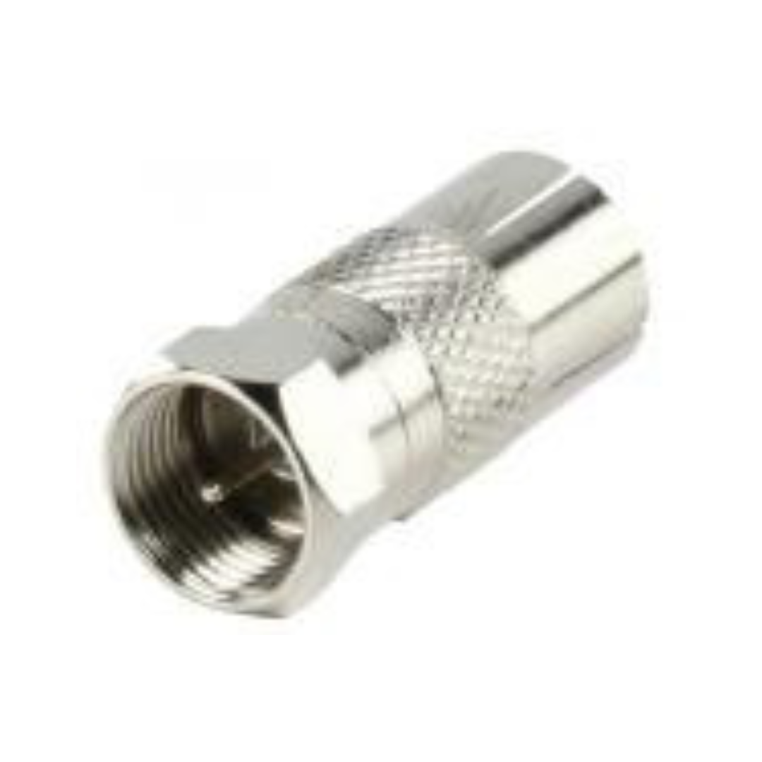 Female to F Male Coaxial Connector TV Antenna Adapter