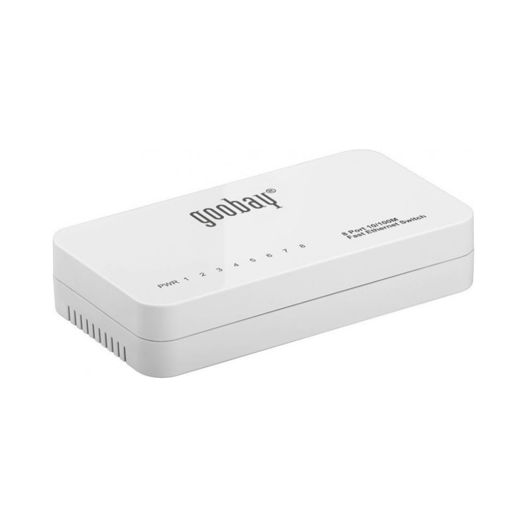 Switch RJ45 com 8 portas 10/100 Mbps