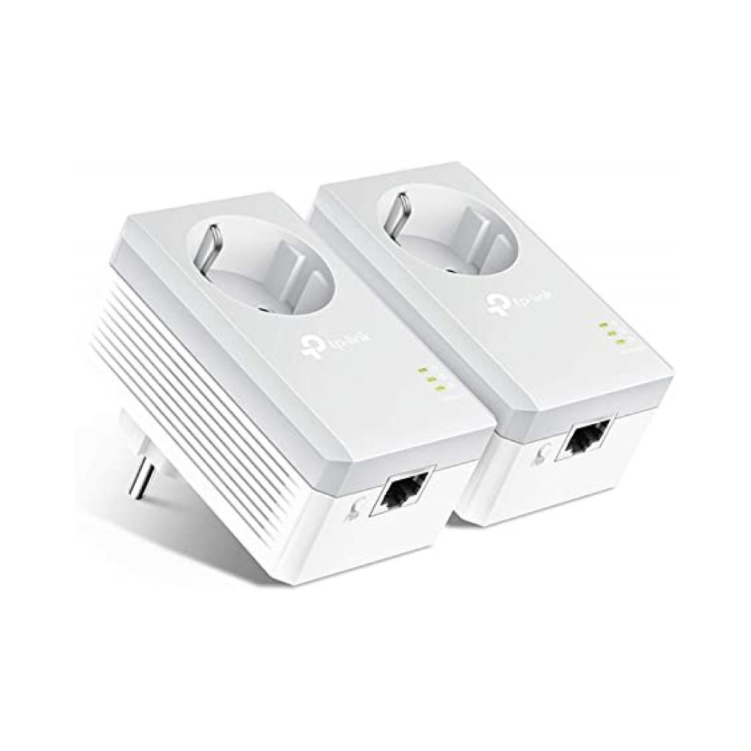 Kit Powerline com Tomada Adicional, Soluções de Cabo AV 600 Mbps