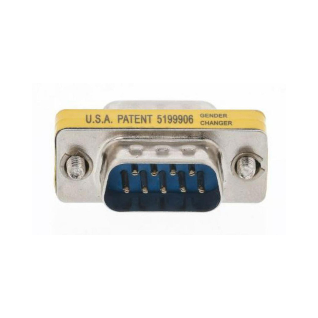 Adaptador série D-sub macho-macho de 9 pinos