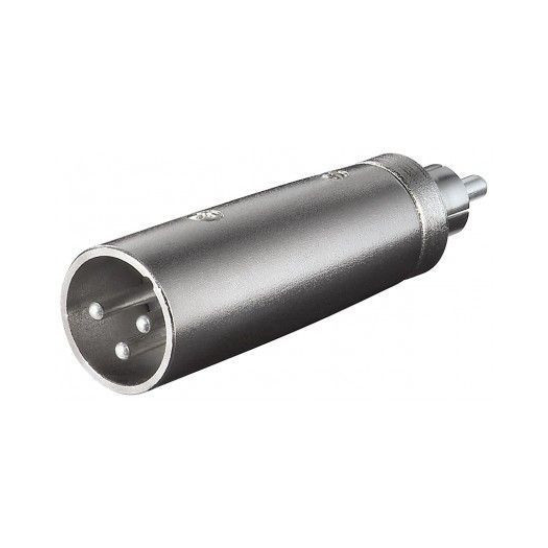 3 Pin Male XLR Connector to Rca Adapter