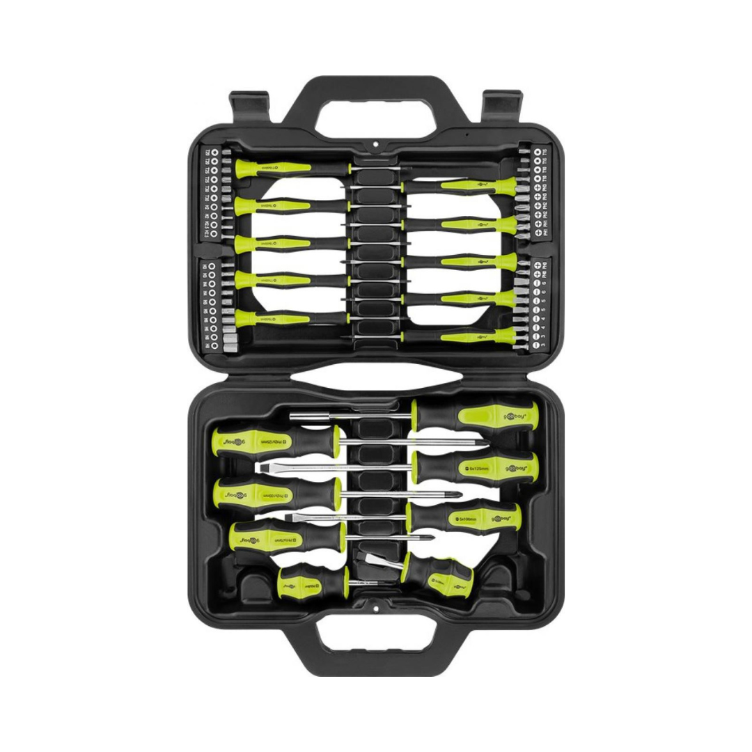 Conjunto de 58 peças de chaves de fendas de precisão