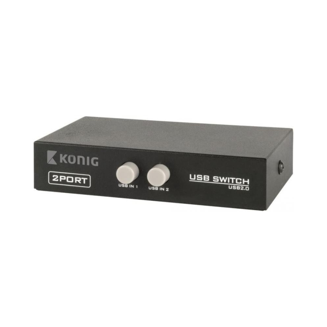 Switch USB de 2 portas