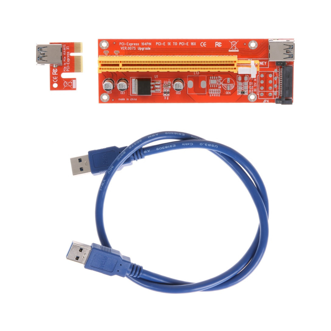 Expansão horizontal para slot Bitcoin de 1x para 16x, versão 007S
