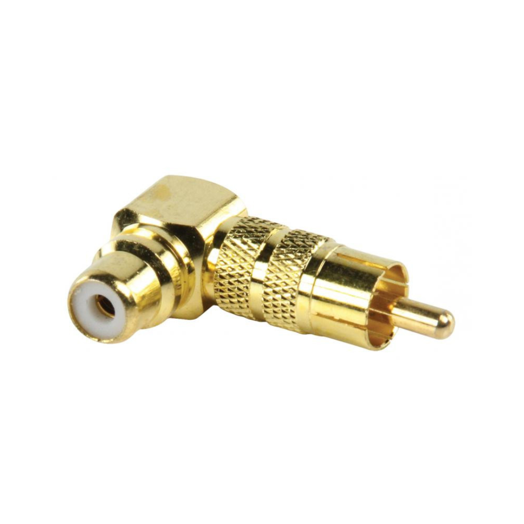RCA Male/Female Angled Adapter Audio Adapters