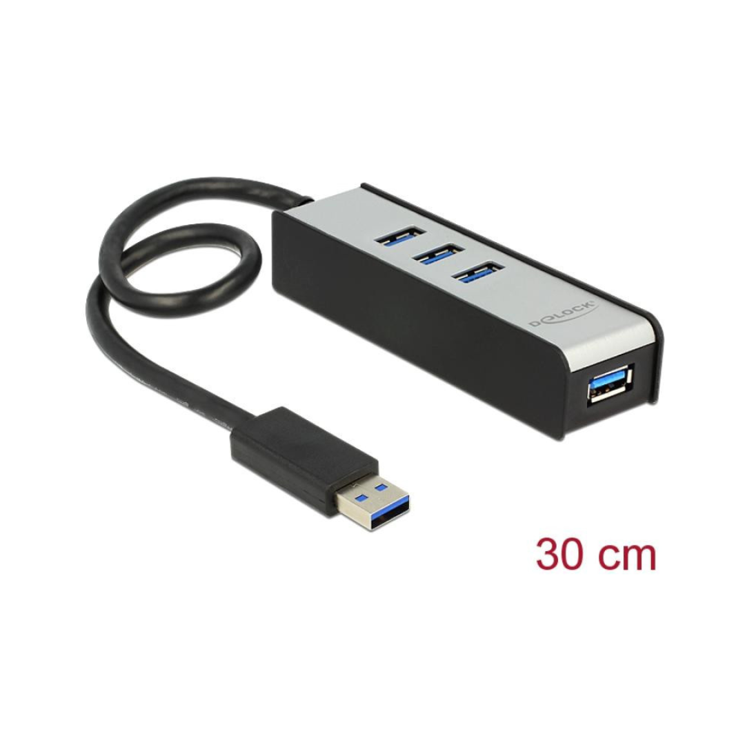 Hub USB 3.0, 4 portas