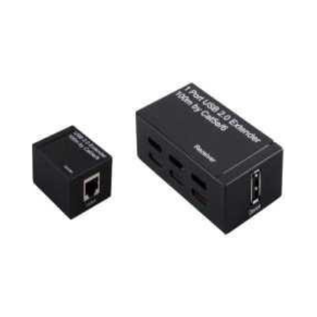 Extensor USB com alcance até 60 metros. Compatível com extensores 2.0.