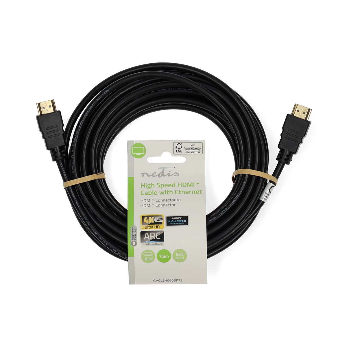 High-speed HDMI cable over Ethernet - 7.5 m