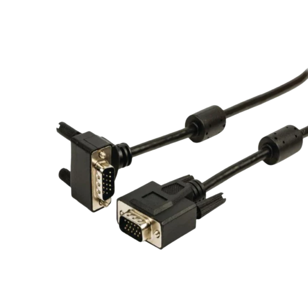 VGA Cable 90° Angle 10m