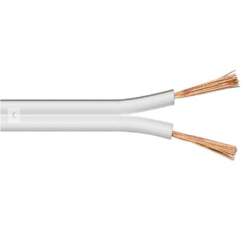White Speaker Cable 2x1.5 mm 10m Audio