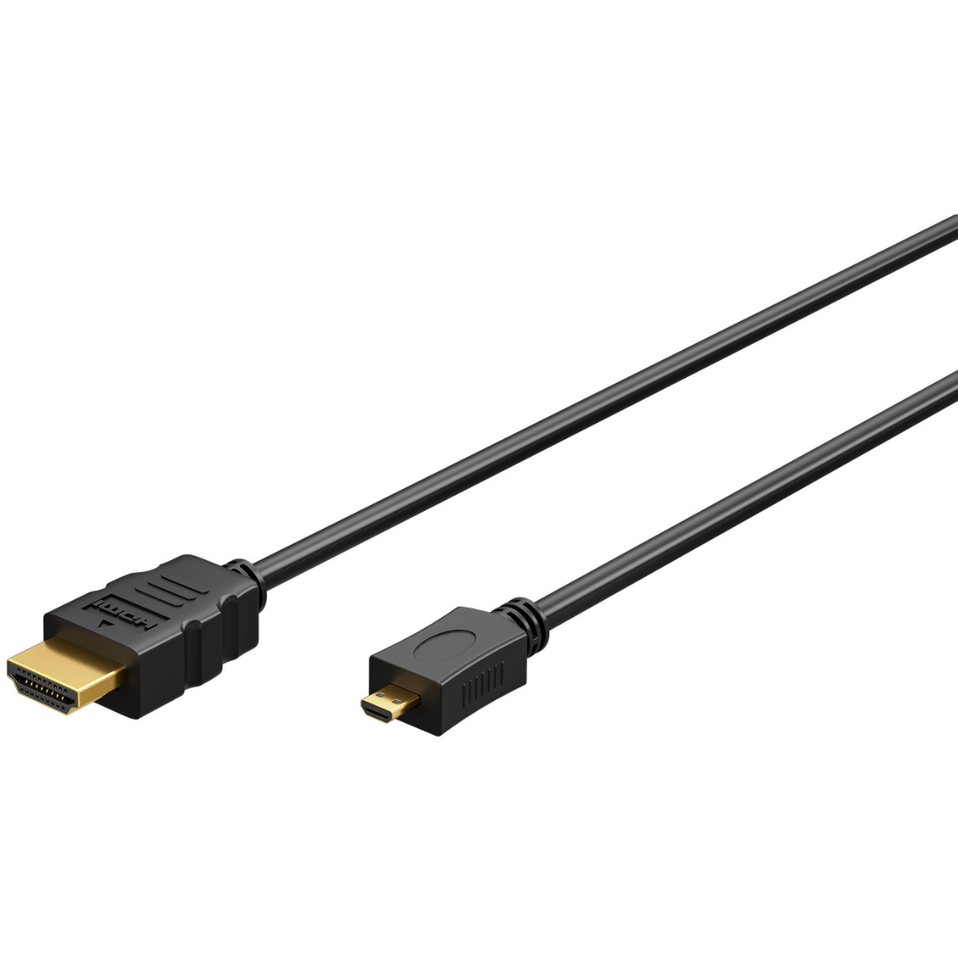 Cabo HDMI para Micro HDMI Tipo D de 5 metros, 4K 60Hz
