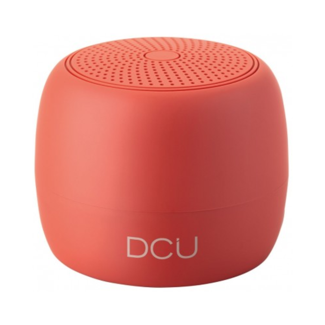 Mini altifalante Bluetooth 5W e cartão TF vermelho